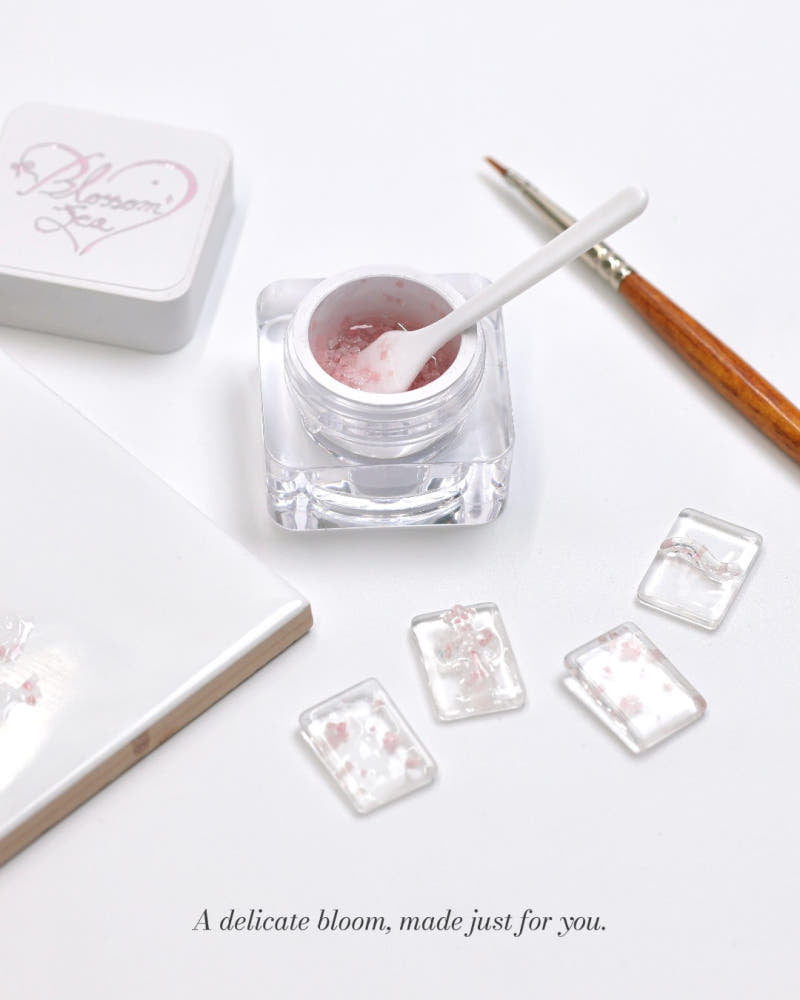 【MURMURE / 受注販売(6月末前後納期)】NEW Blossom Tea Cherry Blossom Glitter Cherry Blossom Nails Spring Nails Murmur Glitter