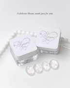 【MURMURE / 受注販売(7月中旬前後納期)】NEW Blossom Tea Cherry Blossom Glitter Cherry Blossom Nails Spring Nails Murmur Glitter