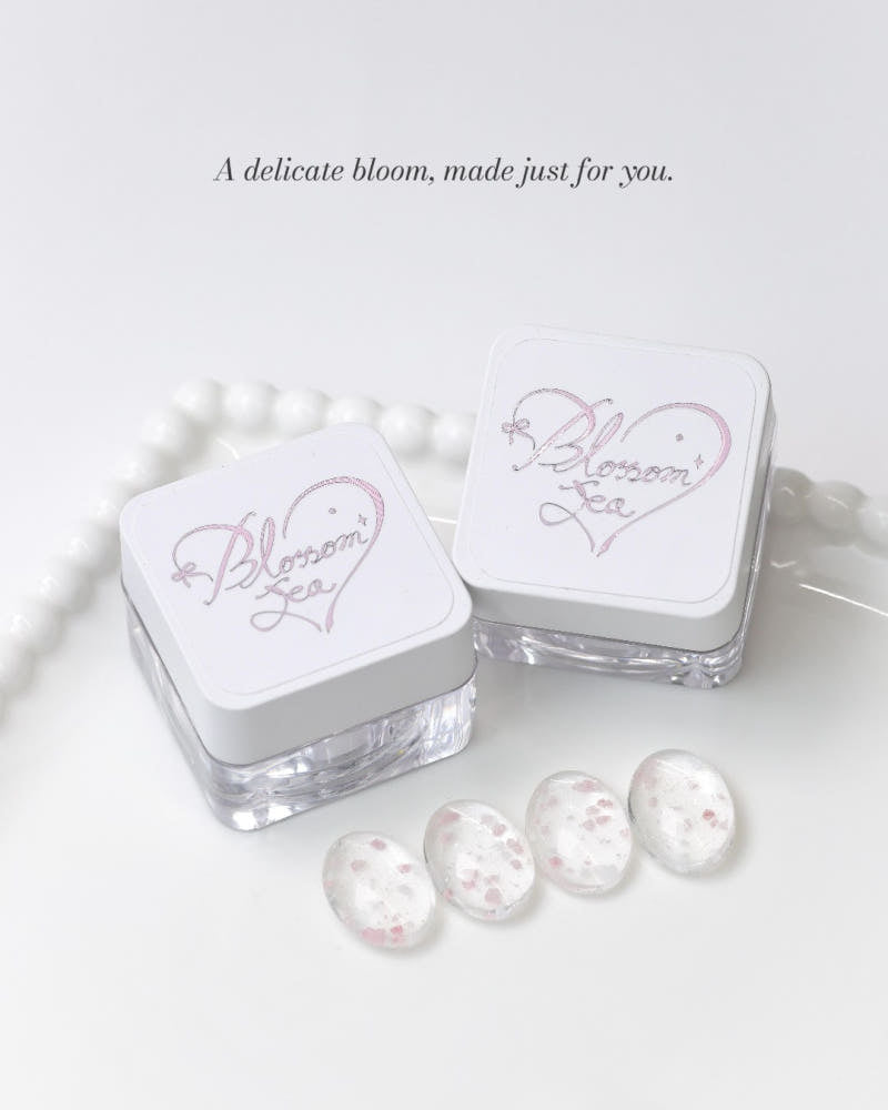 【MURMURE / 受注販売(6月末前後納期)】NEW Blossom Tea Cherry Blossom Glitter Cherry Blossom Nails Spring Nails Murmur Glitter