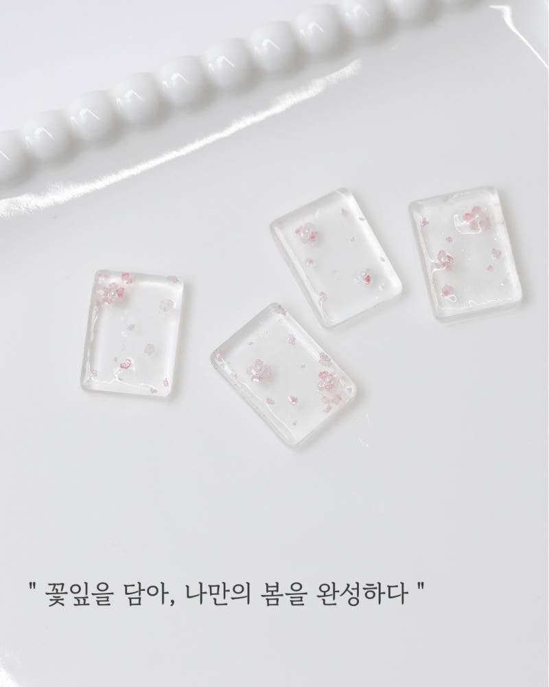 【MURMURE / 受注販売(7月中旬前後納期)】NEW Blossom Tea Cherry Blossom Glitter Cherry Blossom Nails Spring Nails Murmur Glitter