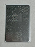 【A.Shining Moment / 受注販売(7月中旬前後納期)】Shining Denim Plate 4-Piece Set / Plate Nails, Stamping Nails, Nail Art