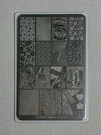 【A.Shining Moment / 受注販売(7月中旬前後納期)】Shining Denim Plate 4-Piece Set / Plate Nails, Stamping Nails, Nail Art