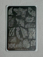 【A.Shining Moment / 受注販売(7月中旬前後納期)】Shining Denim Plate 4-Piece Set / Plate Nails, Stamping Nails, Nail Art