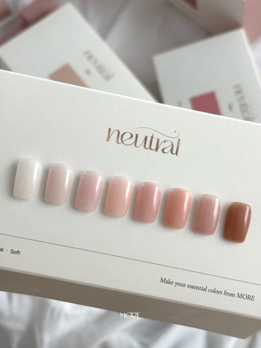 【MOREGEL / 受注販売(6月中旬前後納期)】Neutral (24 Types) Basic Syrup Gel Syrup Gel  Collection