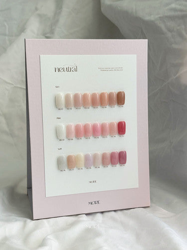 【MOREGEL / 受注販売(6月中旬前後納期)】Neutral (24 Types) Basic Syrup Gel Syrup Gel  Collection