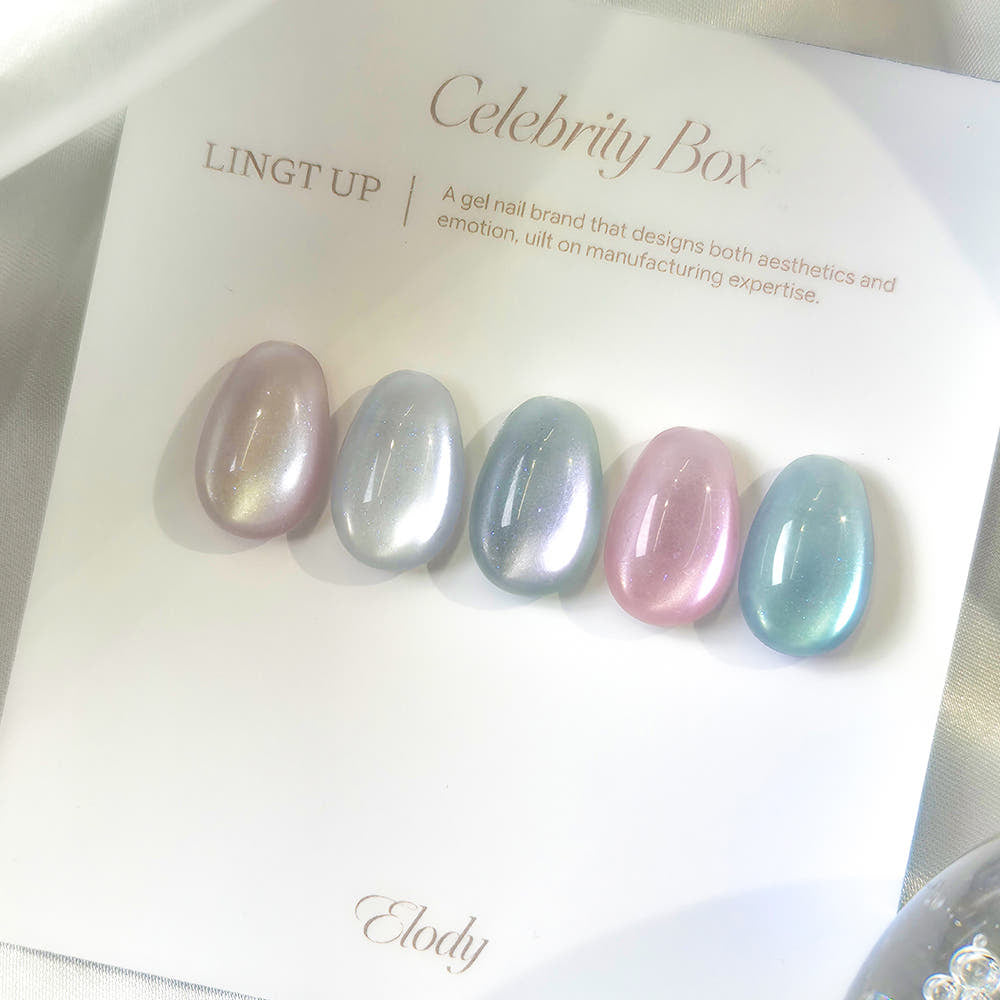 【単品数量限定 / Elody  / 受注販売(7月末前後納期)】Celeb Box 20 Types: Glitter, Magnetic Gel, & Syrup Gel