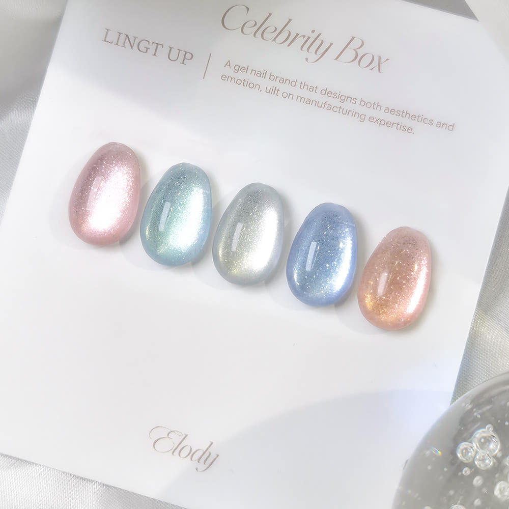 【単品数量限定 / Elody  / 受注販売(7月末前後納期)】Celeb Box 20 Types: Glitter, Magnetic Gel, & Syrup Gel