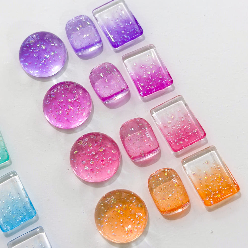 【YOGURT / 受注販売(6月末前後納期)】Yogurt Gel Nail Bubbly Glitter Gel 8-Piece Collection / BBOGLE BBOGLE