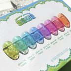 【YOGURT / 受注販売(6月末前後納期)】Yogurt Gel Nail Bubbly Glitter Gel 8-Piece Collection / BBOGLE BBOGLE