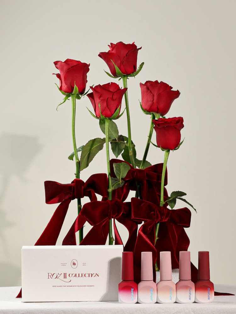 【MURMURE / 受注販売(6月末前後納期)】Murgel, Syrup Gel Roz Ⅱ Collection I 5-piece Collection