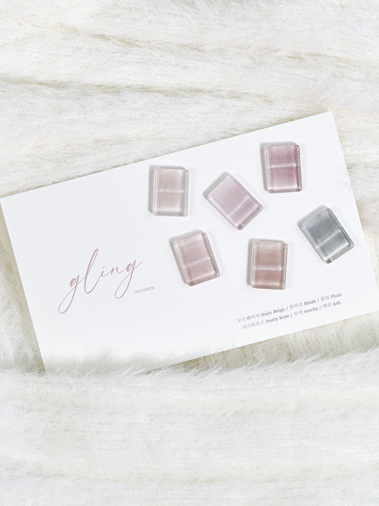 【MURMURE / 受注販売(6月末前後納期)】NEW Murgel, Magnetic Gel Gling 6-piece Collection