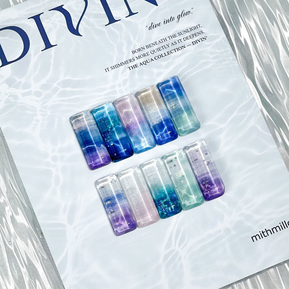 【mithmillo / 受注販売(8月末前後納期)】DAVIN 10-Piece Collection (Magnetic Gel, Glitter Gel)