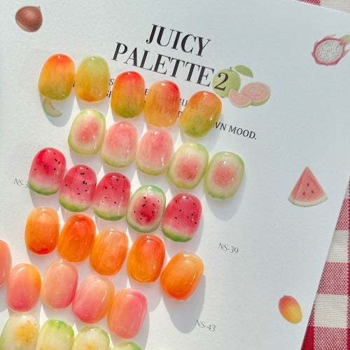 【NEKOGEL / 受注販売(8月末前後納期)】Juicy Palette 2 16 types