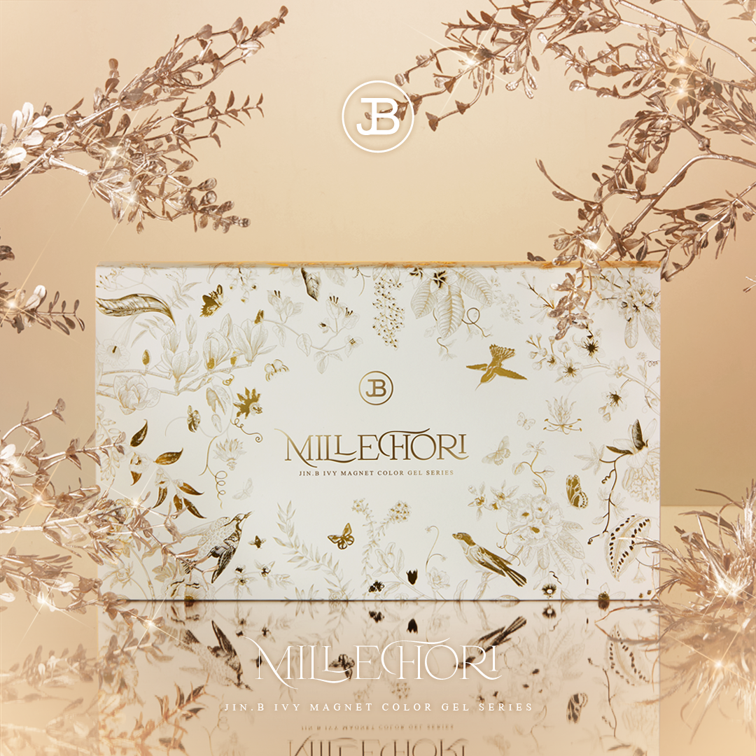 【JIN.B / 受注販売(10月末前後納期)】Millefiori Clear Magnetic Color Gel 6 Colors Single Item 11ml