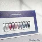 【CLODI】Moonlight Glitz Reflective Glitter Gel 10 Colors Collection