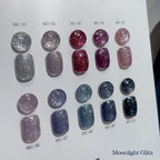 【CLODI】Moonlight Glitz Reflective Glitter Gel 10 Colors Collection