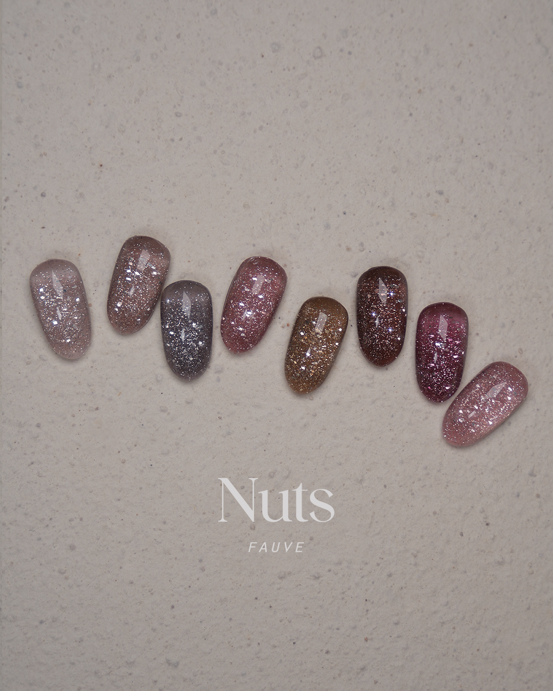 【FAUVE】Nuts: Reflective & Magnet Collection 16-piece set