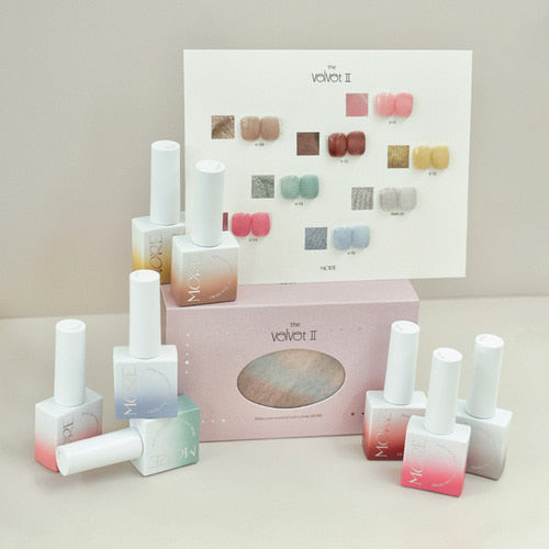 【MOREGEL / 受注販売(9月中旬前後納期)】The Velvet 2 (8 Types) Velvet Gel Collection