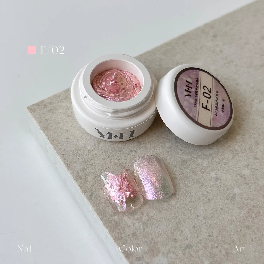 【YHH NAIL / 受注販売(7月中旬前後納期)】Sakura Fairy Powder Cream 2g - F01~F20 Single Item