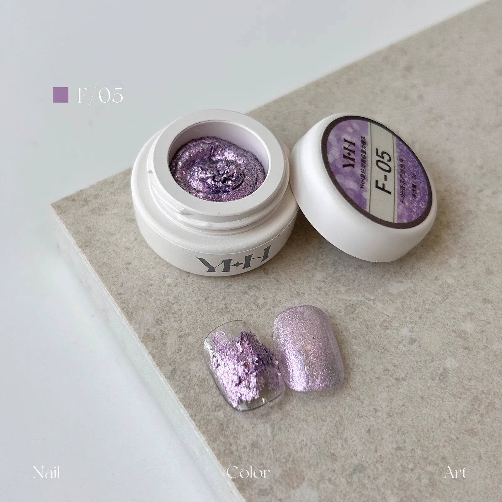 【YHH NAIL / 受注販売(7月中旬前後納期)】Sakura Fairy Powder Cream 2g - F01~F20 Single Item