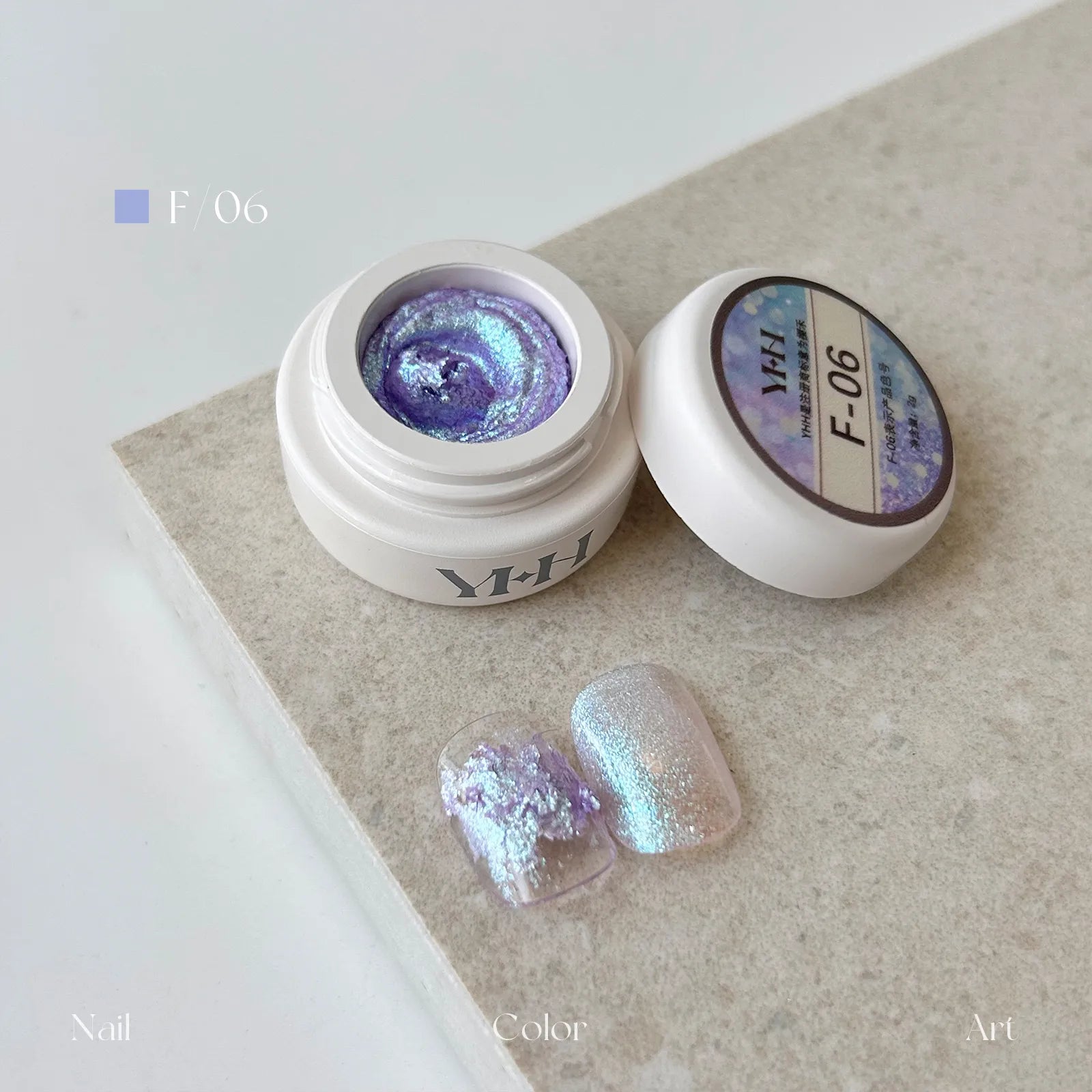【YHH NAIL / 受注販売(7月中旬前後納期)】Sakura Fairy Powder Cream 2g - F01~F20 Single Item