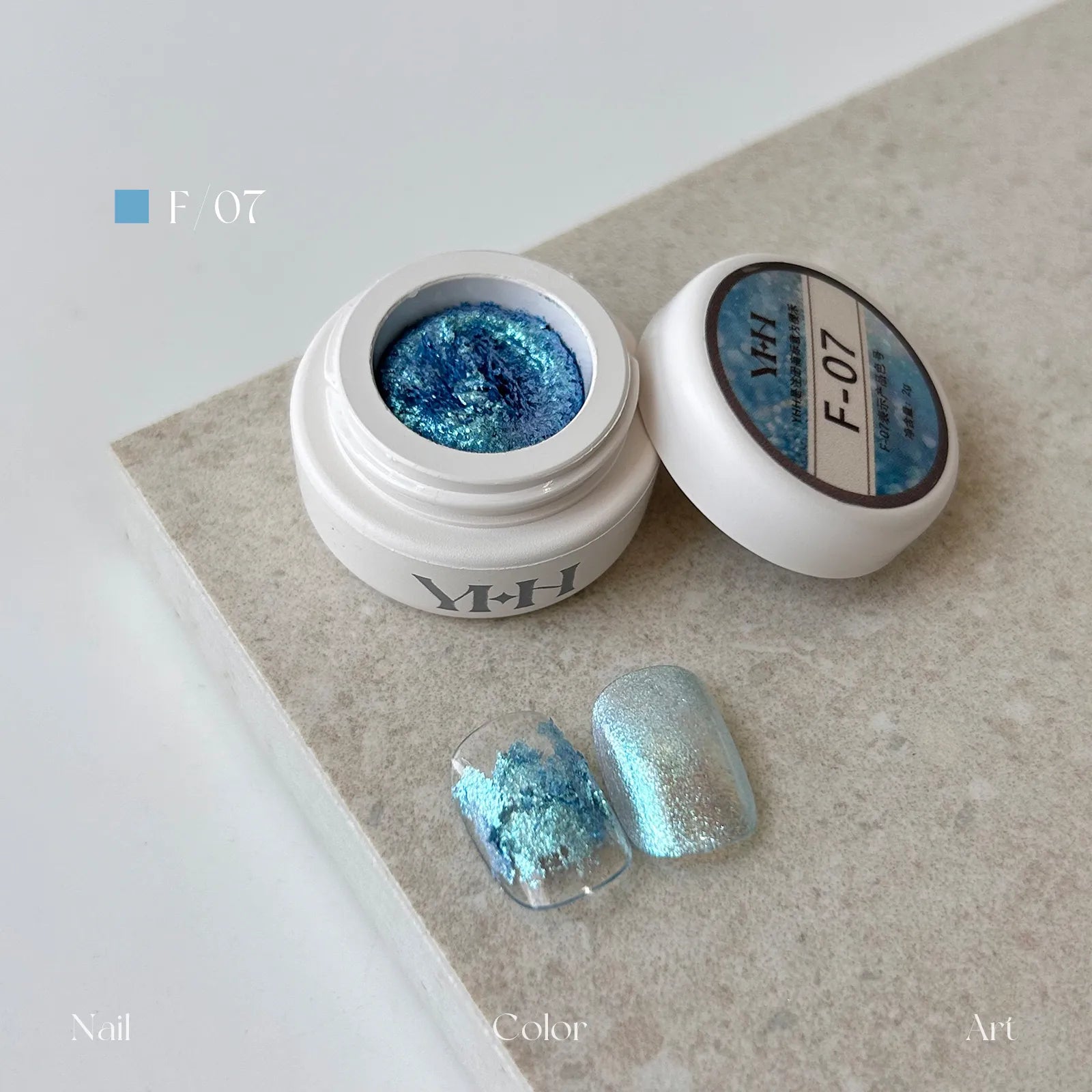 【YHH NAIL / 受注販売(7月中旬前後納期)】Sakura Fairy Powder Cream 2g - F01~F20 Single Item