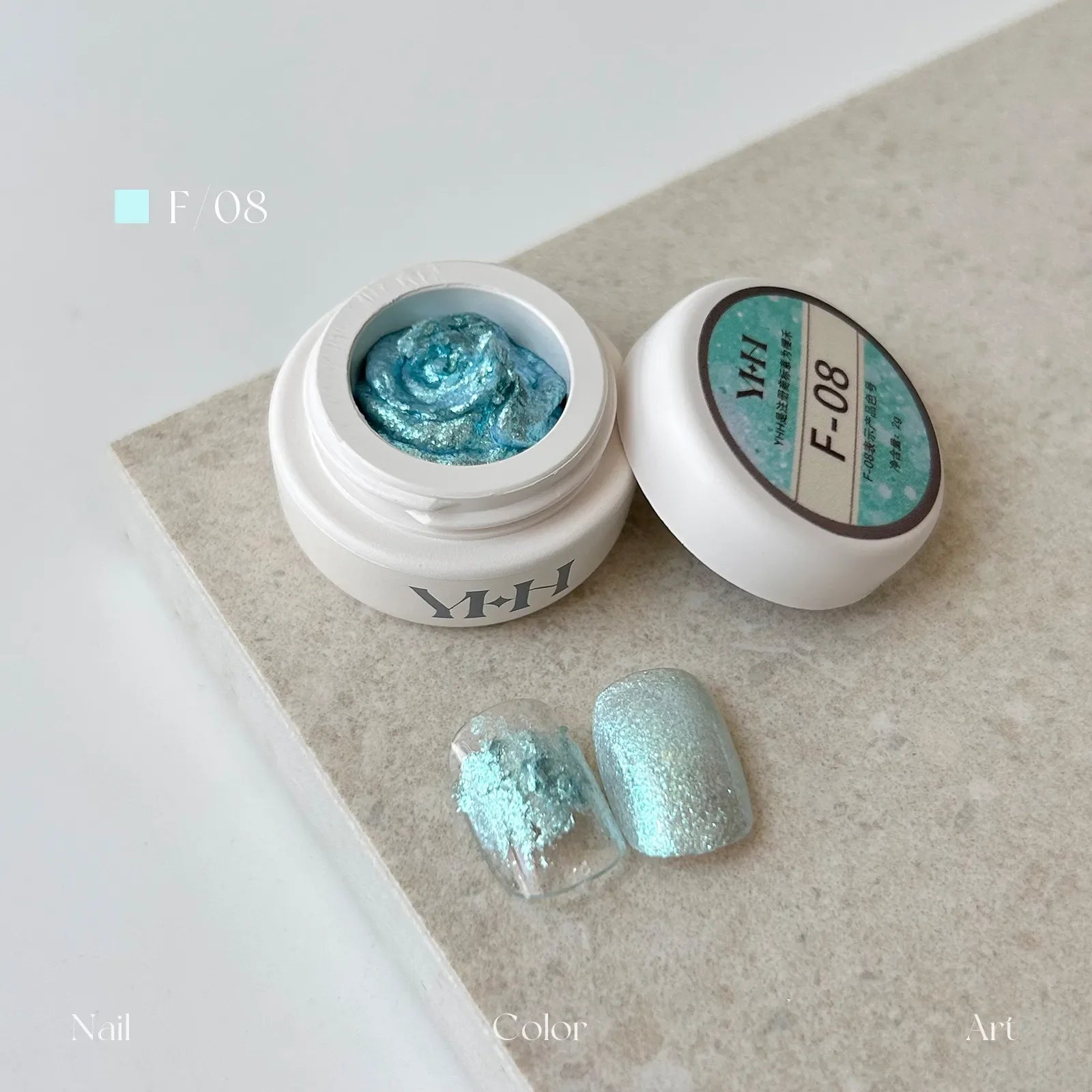 【YHH NAIL / 受注販売(7月中旬前後納期)】Sakura Fairy Powder Cream 2g - F01~F20 Single Item