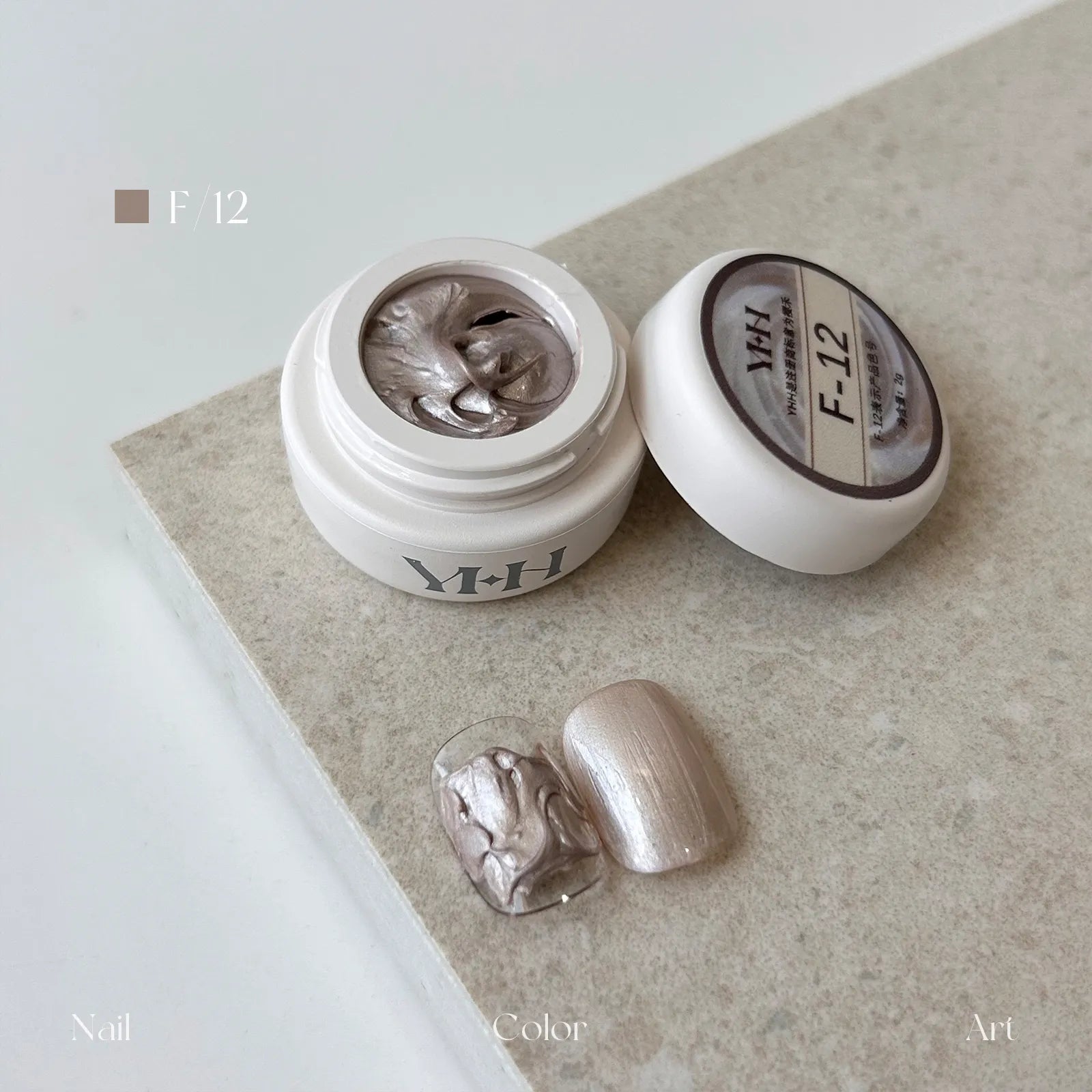 【YHH NAIL / 受注販売(7月中旬前後納期)】Sakura Fairy Powder Cream 2g - F01~F20 Single Item
