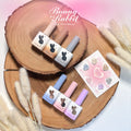 【YOGOMAYO / 受注販売(11月中旬前後納期)】Bunny Rabbit Velvet Shimmer Glitter Gel 6-piece set