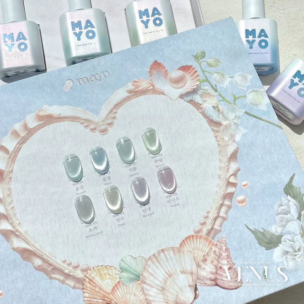 【YOGOMAYO】Venus Magnet Glitter 8-piece collection/individual