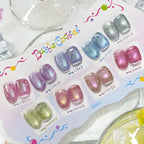 【Eeeya / 受注販売(9月中旬前後納期)】Bubble Cocktail Magnetic Gel 9-Piece Collection