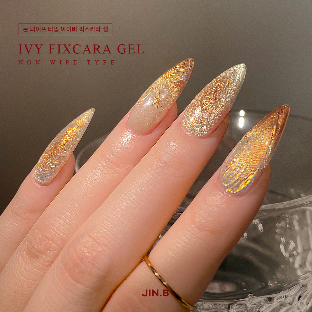 【JIN.B / 受注販売(8月末前後納期)】Ivy Non-Wipe Fixcara Gel 11ml