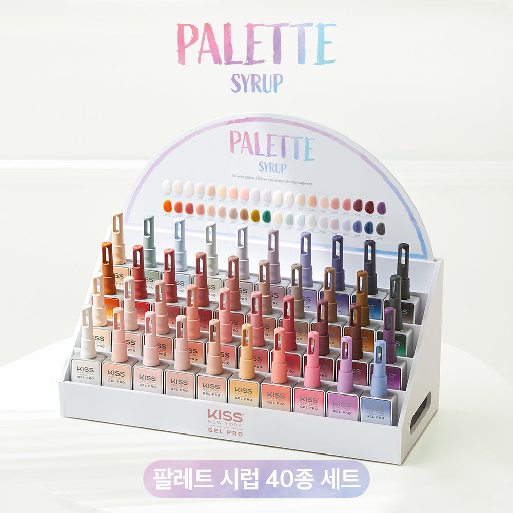【KISS NEW YORK GEL PRO / 受注販売(10月中旬前後納期)】Palette Syrup 40-Piece Collection KSPS