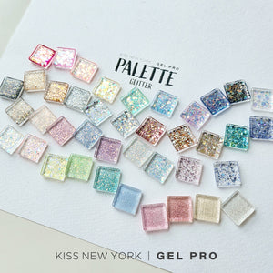 【KISS NEW YORK GEL PRO / 受注販売(9月中旬前後納期)】Palette Glitter 40-Piece Collection KGPS