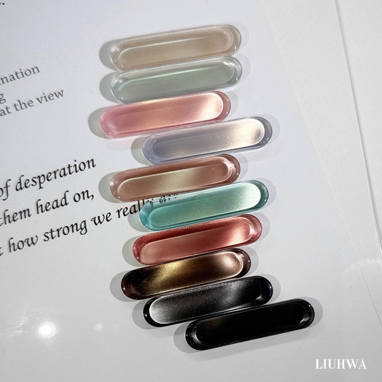【LIUHWA / 受注販売(5月末前後納期)】LIUHWA Gel Muted Color Gel 10ml 10-Piece Collection Gel Nail Supplies Magnetic Glitter