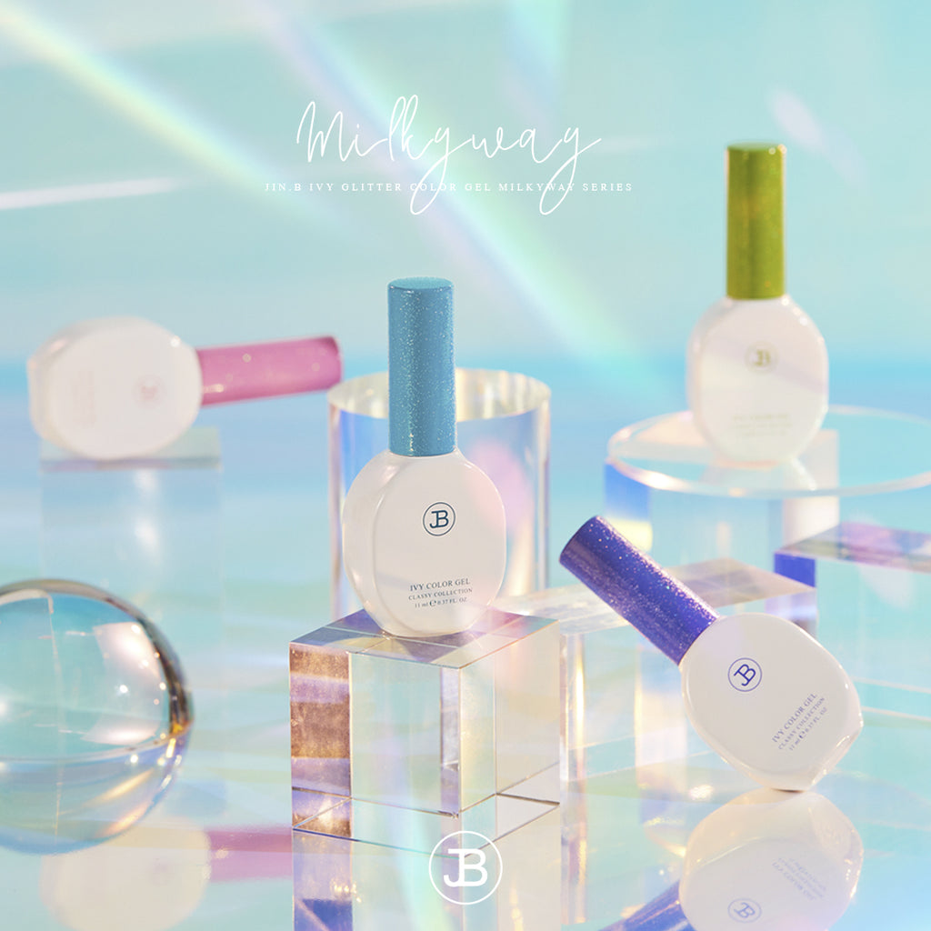 【JIN.B / 受注販売(10月末前後納期)】Milky Way Opal Glitter Gel 6 Colors Single Item 11ml