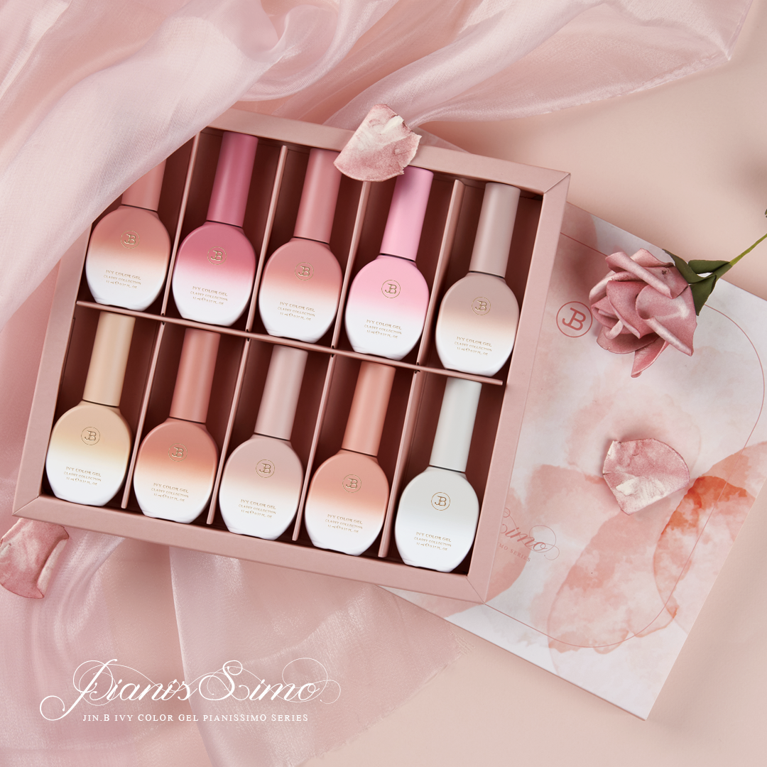 【JIN.B / 受注販売(10月末前後納期)】Pianissimo Romantic Syrup Gel 10 Types Single Item 11ml