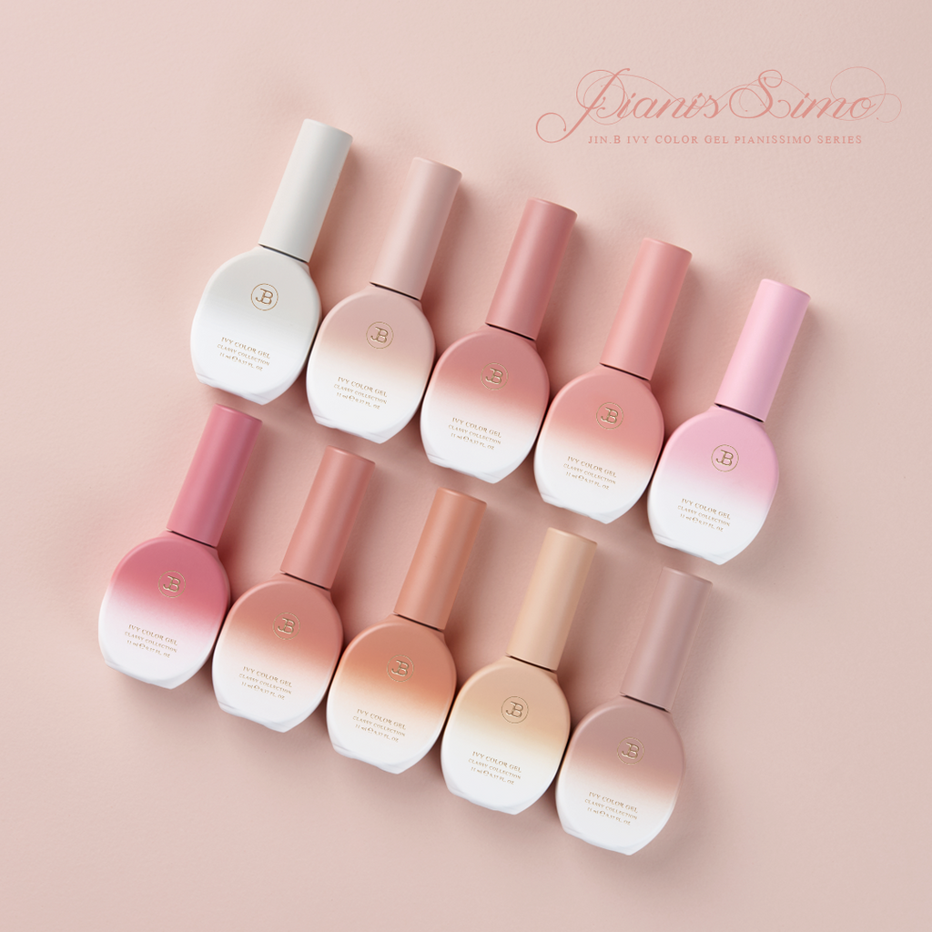【JIN.B / 受注販売(10月末前後納期)】Pianissimo Romantic Syrup Gel 10 Types Single Item 11ml