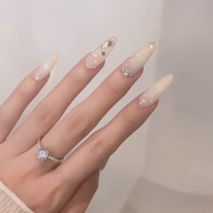 【DDBOO / 受注販売(9月中旬前後納期)】Signature Tip Nail Extension Nail Extension Square Round