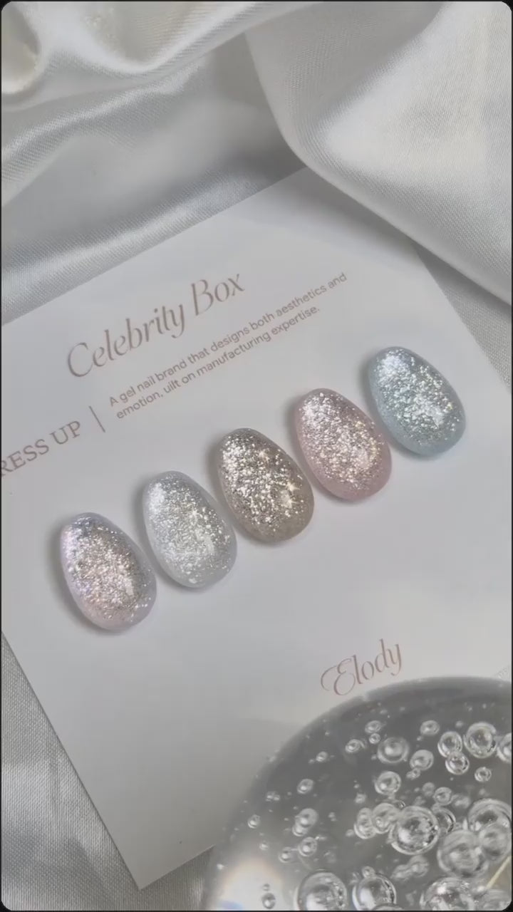 【単品数量限定 / Elody  / 受注販売(7月末前後納期)】Celeb Box 20 Types: Glitter, Magnetic Gel, & Syrup Gel