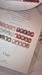 【CATS ME】Coco Mood 6-piece set Autumn Magnet Gel Glitter Nail Magnet Nail