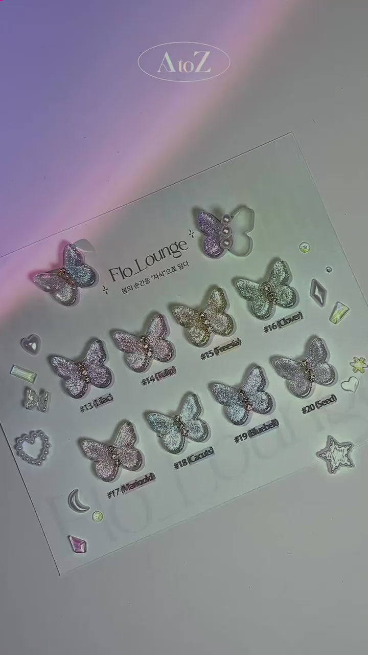 [AtoZ] Spring New Magnetic Gel 8-piece Set Glitter Nails Magnetic Nails Art of the Month Self-Nail Gel Nails