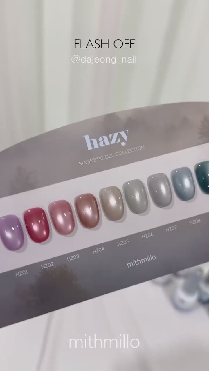 【mithmillo / 受注販売(6月末前後納期)】Magnetic Nail Magnetic Gel Hazy 10 types Collection