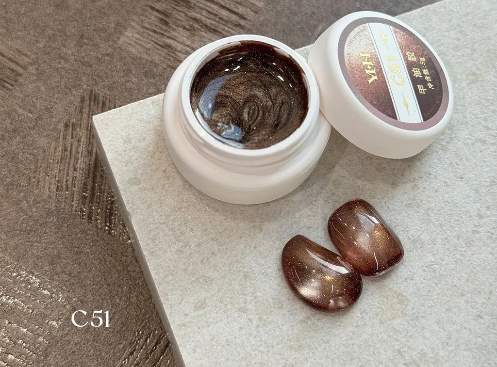 【YHH NAIL / 受注販売(7月中旬前後納期)】Sakura Four Seasons Cat's Eye 5g C41-C60 Single Item