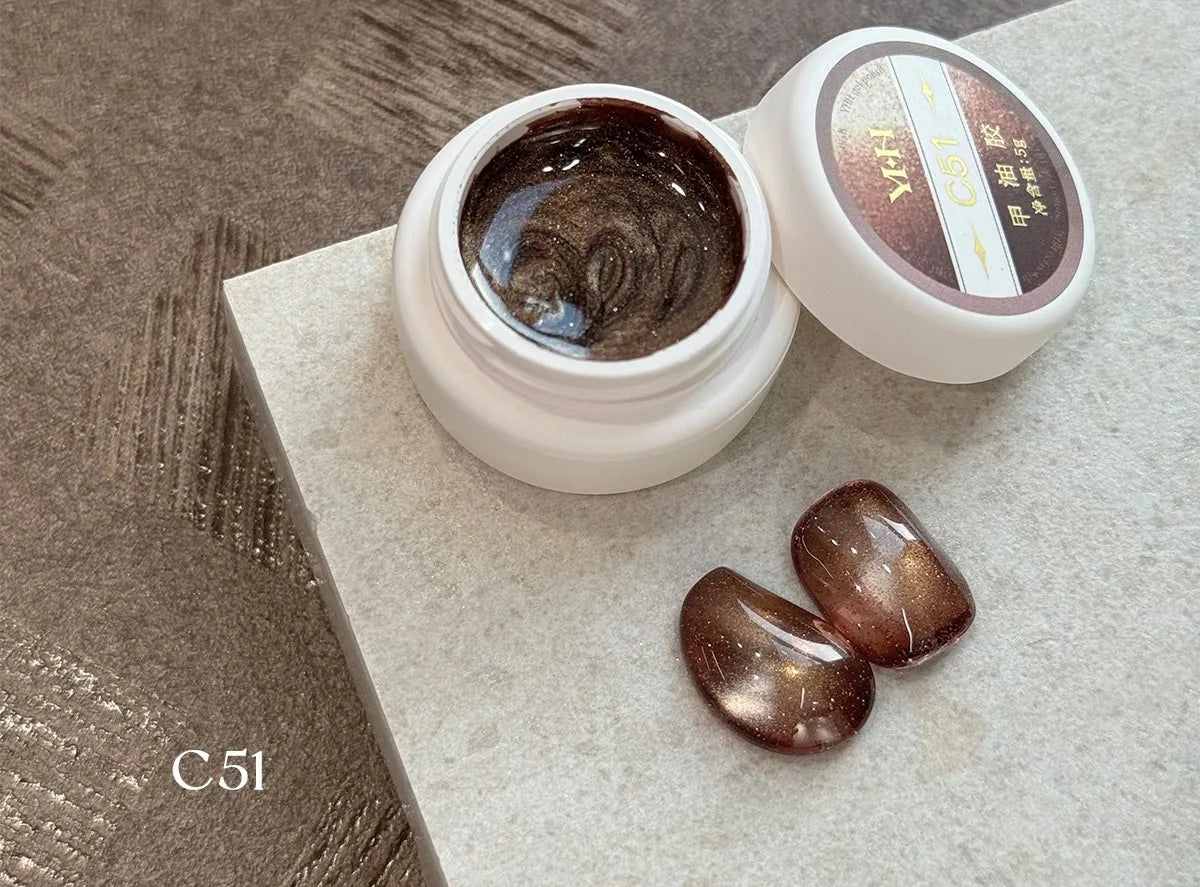 【YHH NAIL / 受注販売(7月中旬前後納期)】Sakura Four Seasons Cat's Eye 5g C41-C60 Single Item