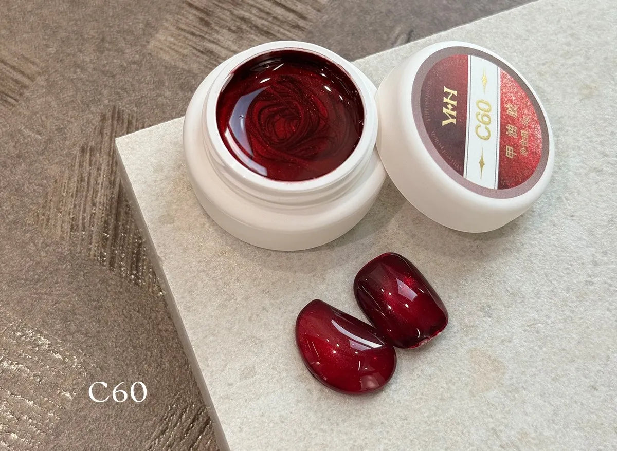 【YHH NAIL / 受注販売(7月中旬前後納期)】Sakura Four Seasons Cat's Eye 5g C41-C60 Single Item
