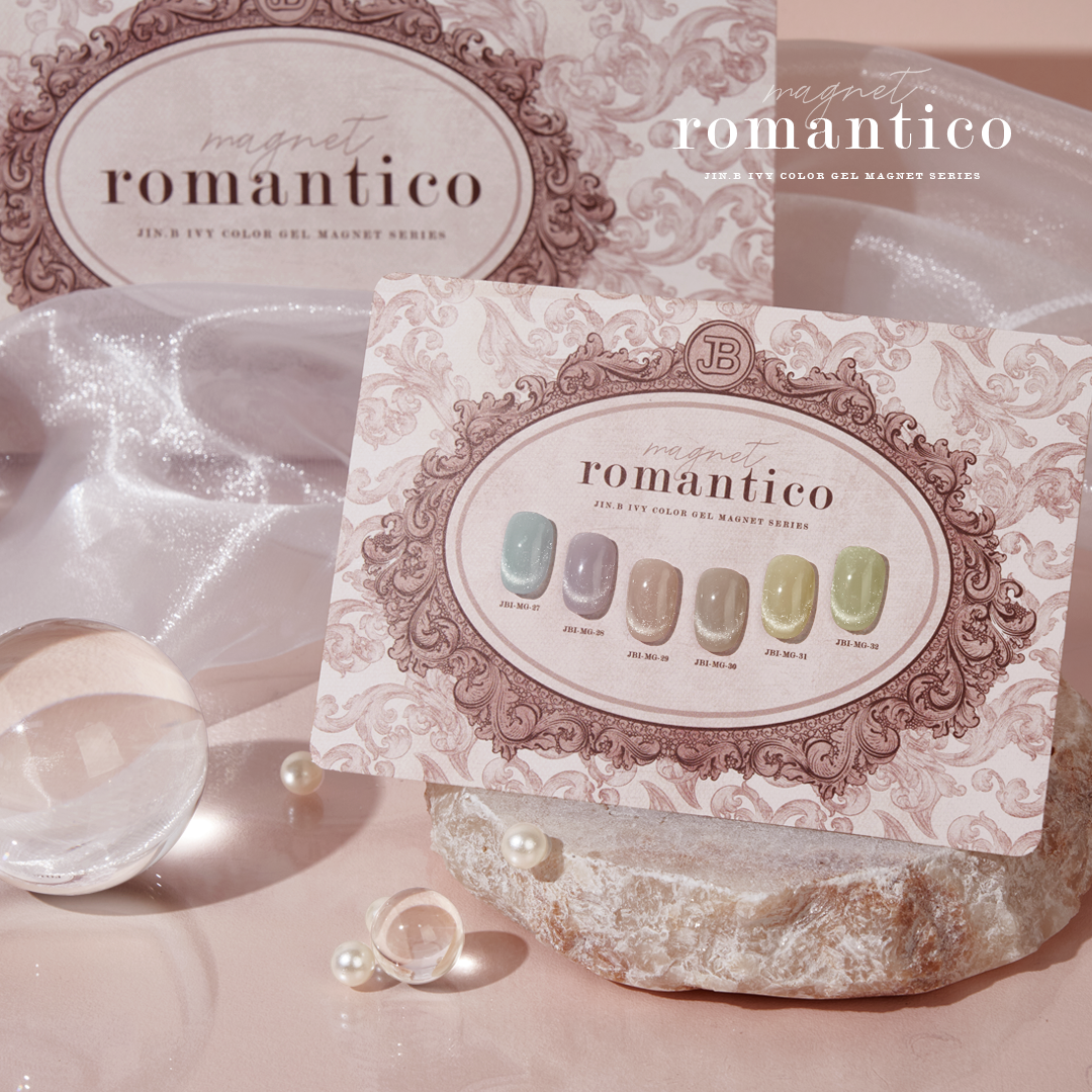 【JIN.B / 受注販売(10月末前後納期)】Romantico Magnetic Color Gel 6 Colors Single Item 11ml