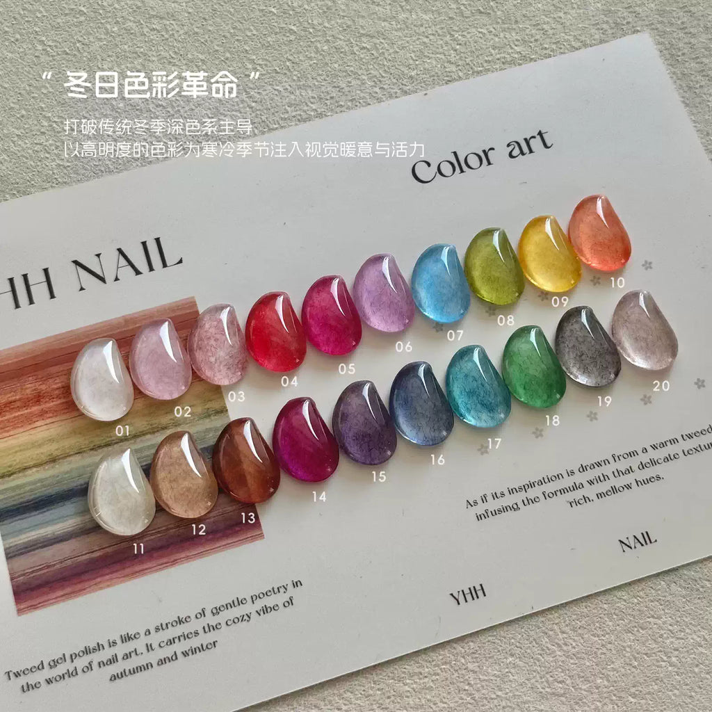 【YHH NAIL / 受注販売(7月中旬前後納期)】Sakura Wool Gel Series 20 Colors Winter Color Atmosphere Jarred Gel 5g