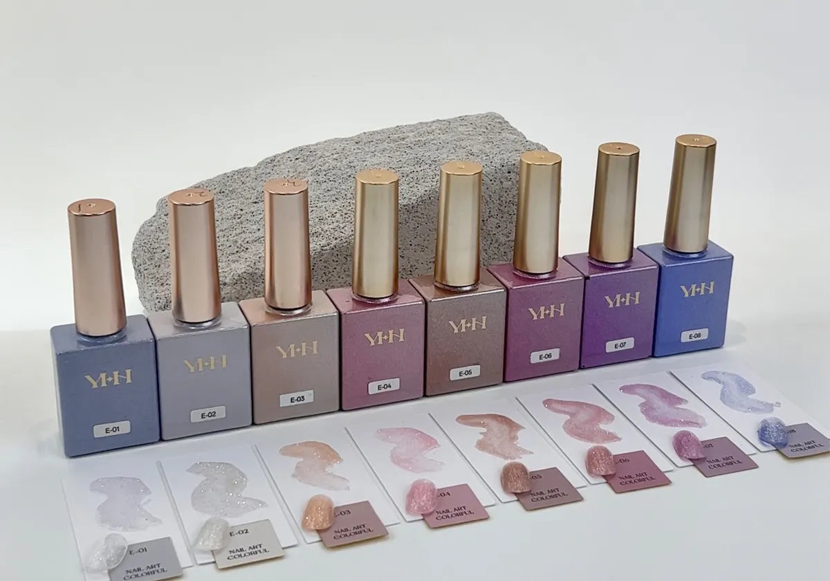 【YHH NAIL / 受注販売(7月中旬前後納期)】Cherry Blossom Moonlit Star Nail Polish Gel 10ml - 8 Colors Collection