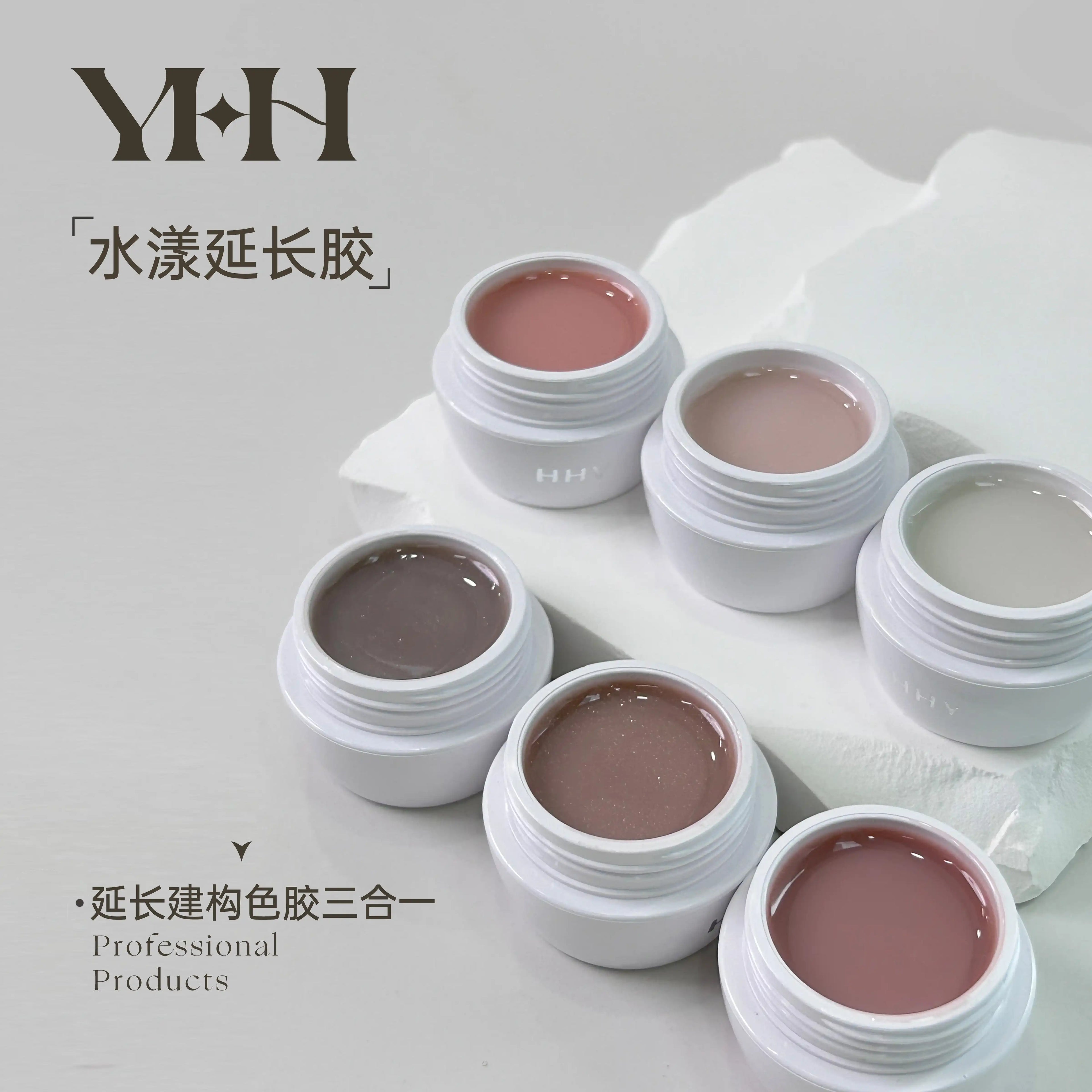 【YHH NAIL / 受注販売(7月中旬前後納期)】YHH Cherry Blossom Watery Extension Gel 15g Nail Salon Canned Extension Gel, Nude Color, Construction Color Gel